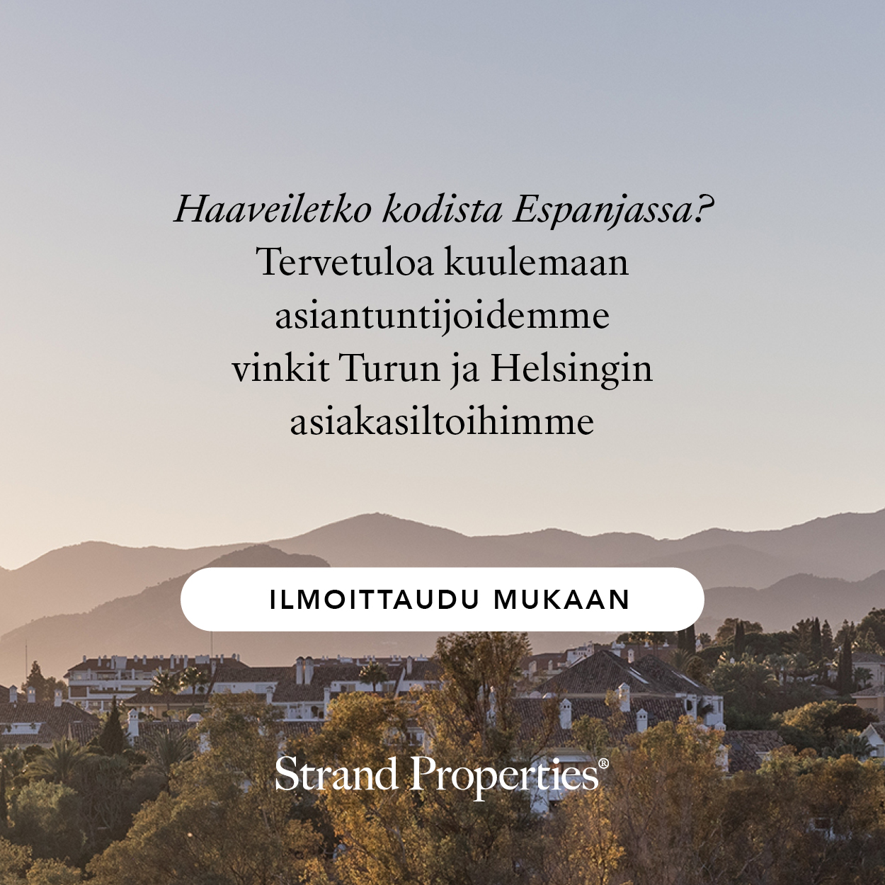 Strand asiakasilta mobiili